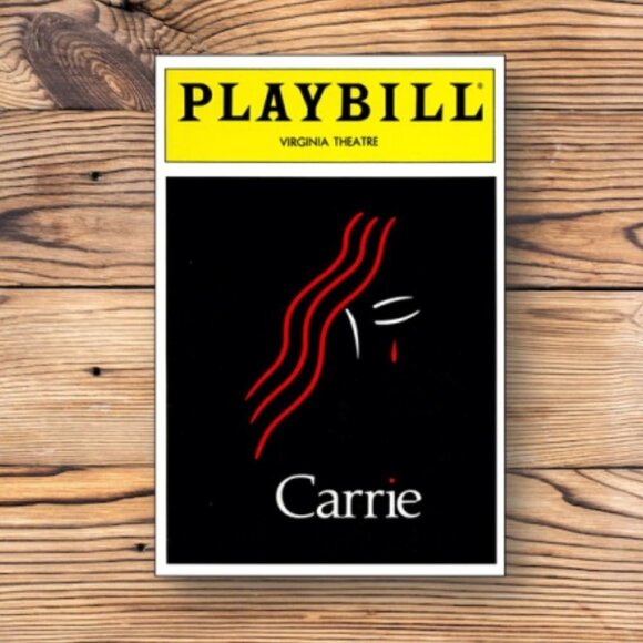 Carrie Playbill Broadway Musical Refrigerator Fridge Locker‎ Tool Box Magnet - Picture 1 of 2